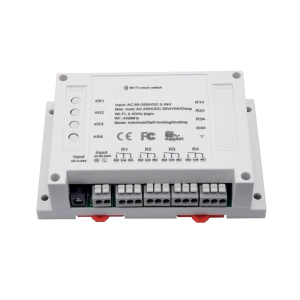 Elmark négy csatornás smart WIFI vezérlőegyseg, 4 x 10 A, 4 x 2200 W