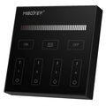 Vezeték nélküli , fali , érintős, vezérlő, fényerőszabályozós 2,4 GHz-fekete
