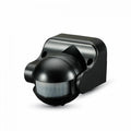 V-TAC Wand-Infrarot-Bewegungsmelder, 180°, schwarz
