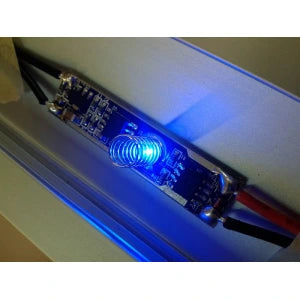 Flush-Mount Touch LED Dimmer, 12–24 V, 8 A