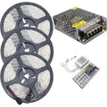 RGB LED-szalag szett, 15 méter
